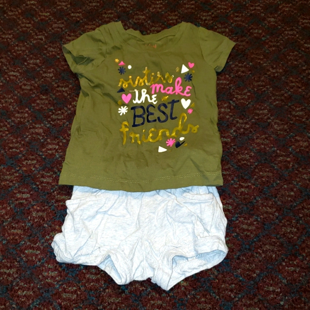 Girls 2t (2 toddler) two piece outfit